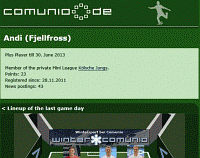 Screenshot member details